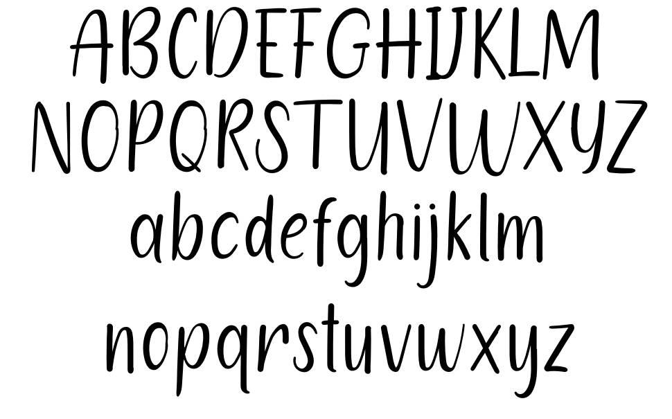 The Sylvatica font specimens