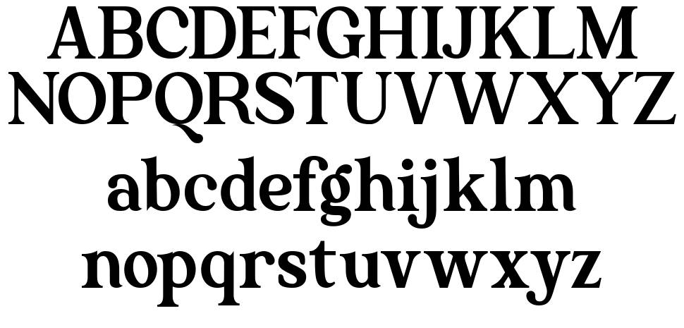The Texterius font specimens