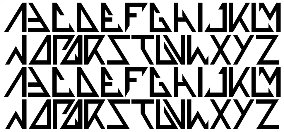 The Training Artistfont specimens