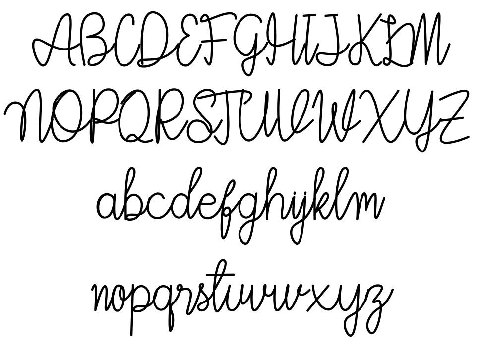 The Trees font