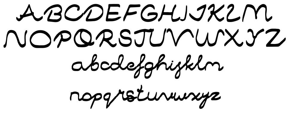 The Trymore font Örnekler