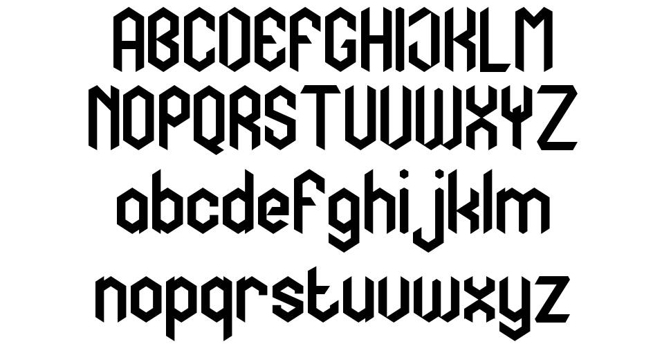 The Victory font specimens