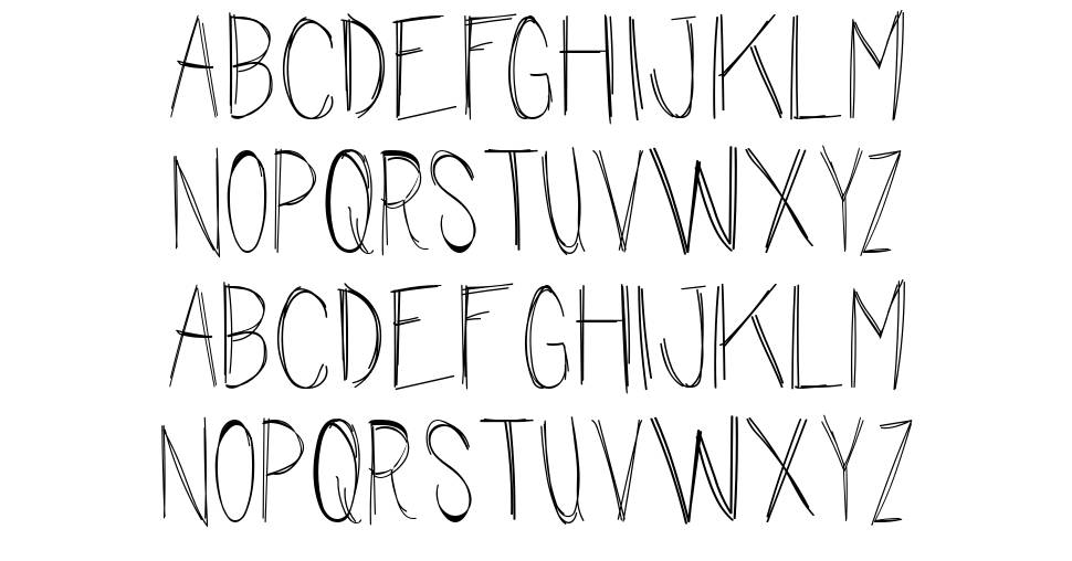 The Waiting Room font specimens