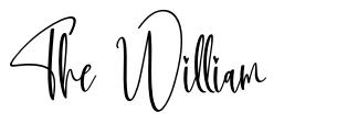 The William font