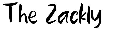 The Zackly font
