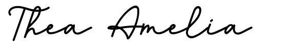 Thea Amelia шрифт