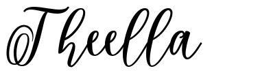 Theella шрифт