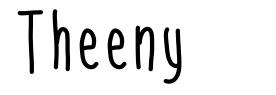 Theeny шрифт