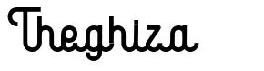 Theghiza font