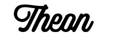 Theon шрифт