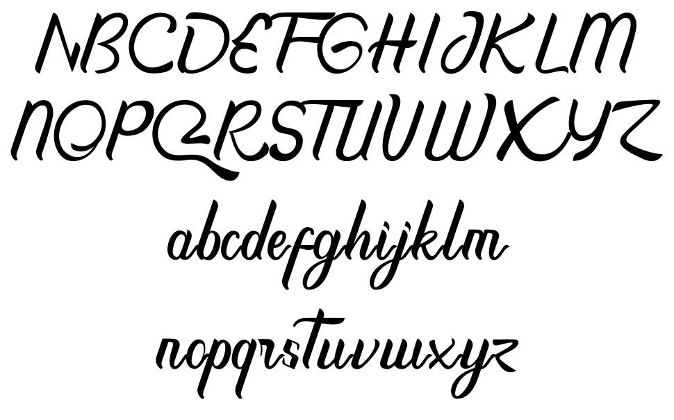 Theremerq font specimens