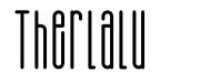 Therlalu шрифт