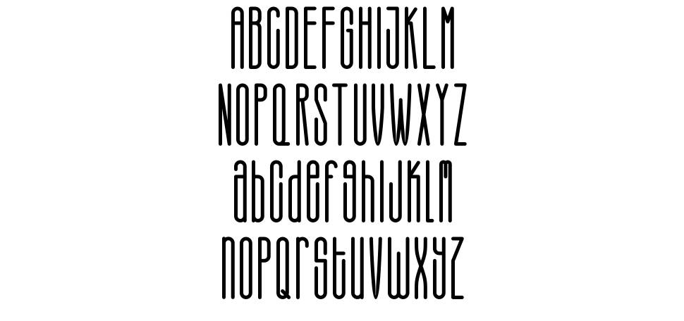 Therlalu font specimens