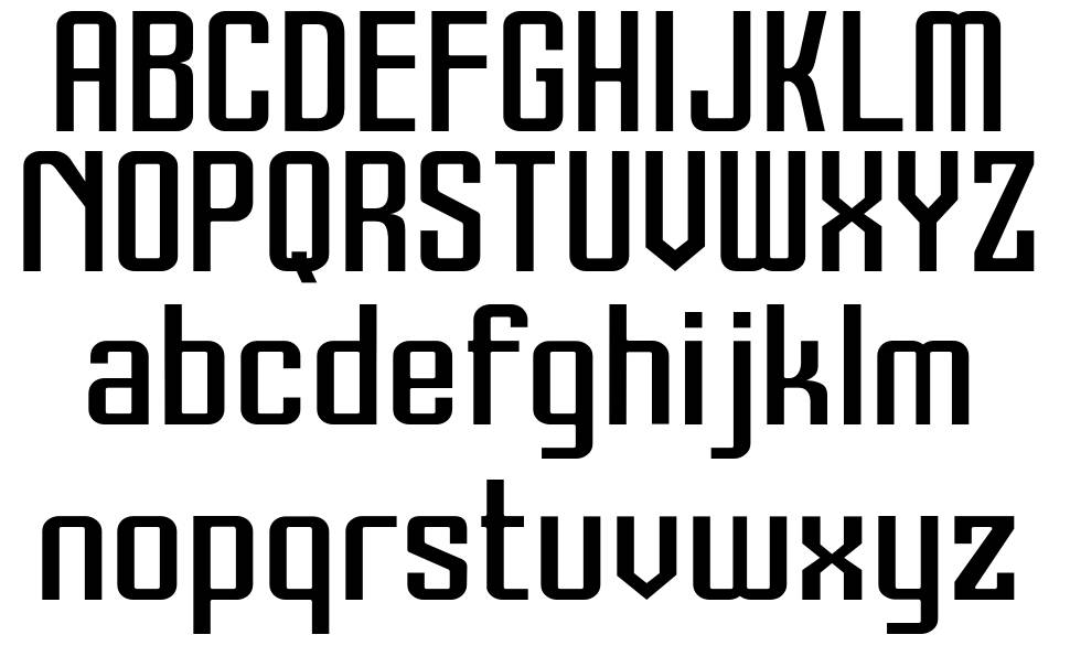 Therover font specimens