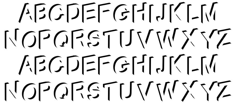 Therp font specimens