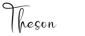 Theson font
