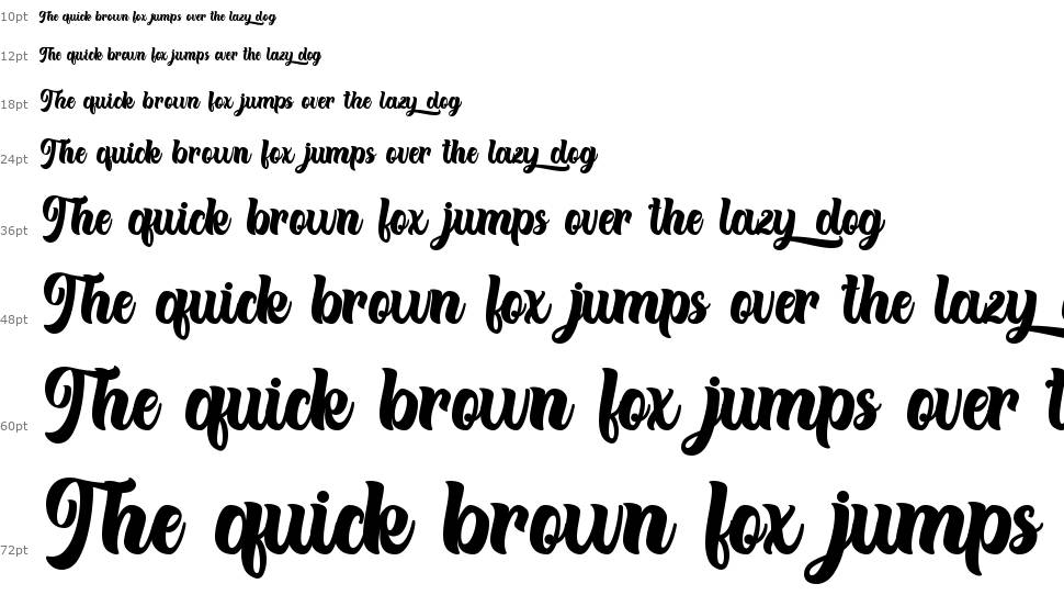 Theyriad Script font Şelale