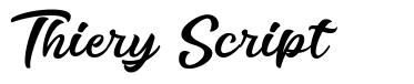 Thiery Script フォント