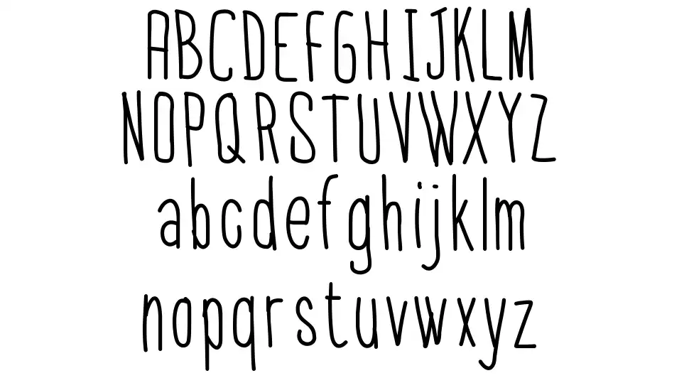 Thin Font fuente Especímenes