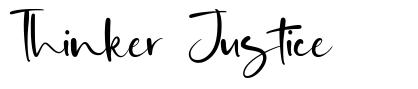 Thinker Justice font