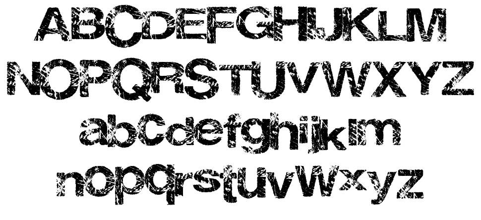 Third Rail font specimens