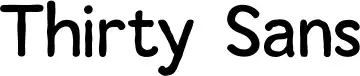 Thirty Sans