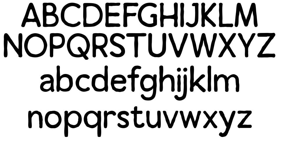 Thirty Sans font specimens