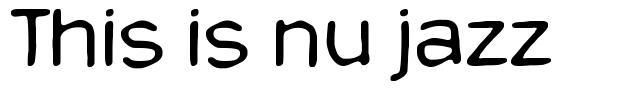 This is nu jazz font
