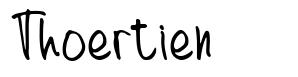 Thoertien 字形