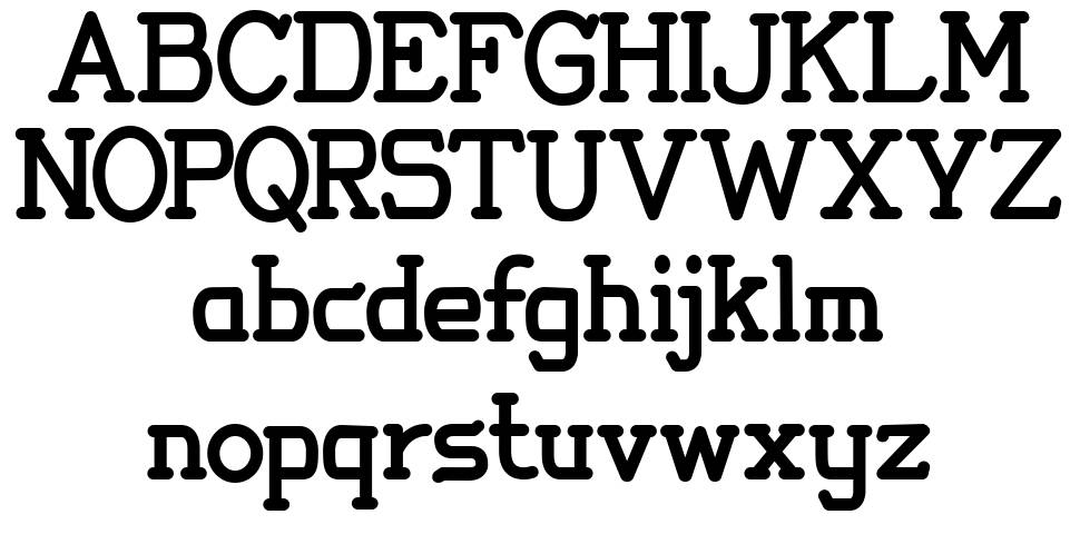 Thomas Elegant 字形 标本
