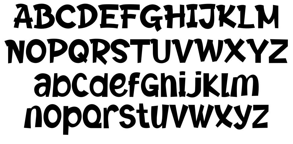 Thorate font specimens