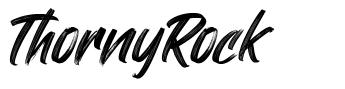 ThornyRock font