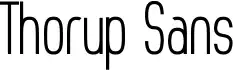 Thorup Sans