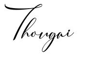 Thougai шрифт