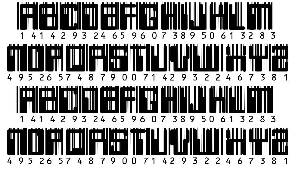 Thought Police font specimens