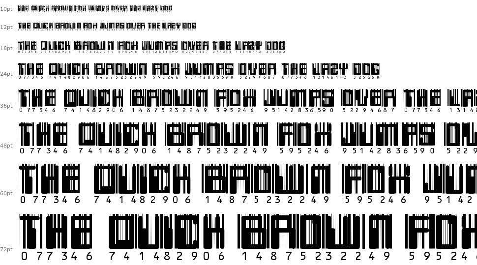 Thought Police font Waterfall