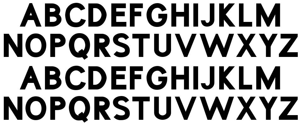 ThreePointSix Roentgen font specimens