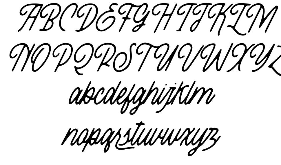 Threesixty font specimens