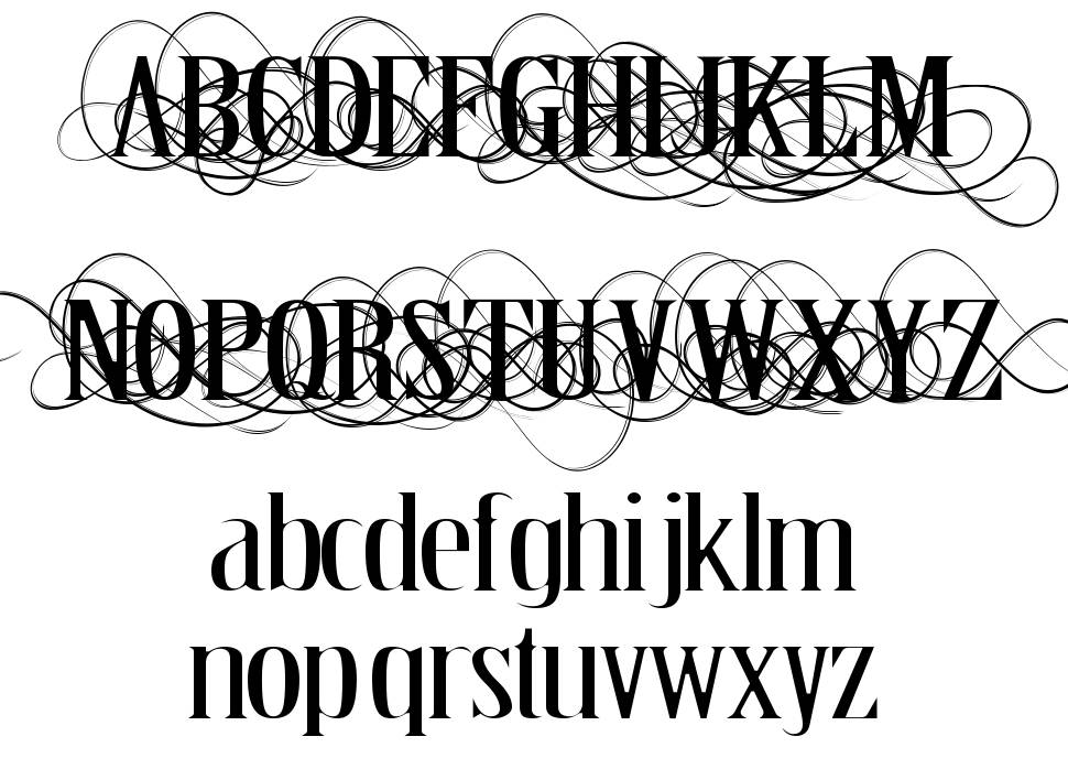 Thron font Örnekler