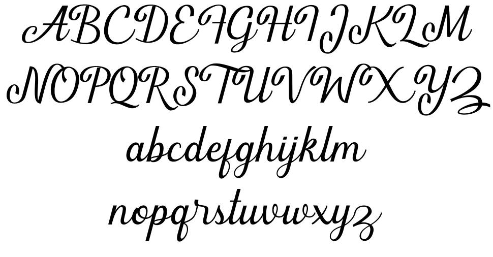 Thuckies font Örnekler