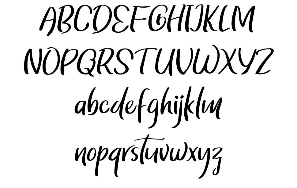Thumbler font specimens
