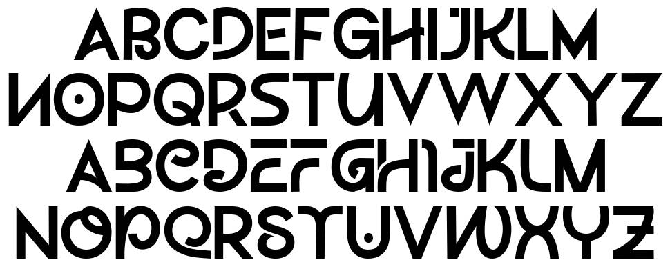 Thurkle font specimens