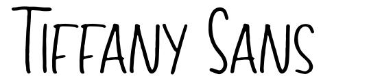Tiffany Sans шрифт
