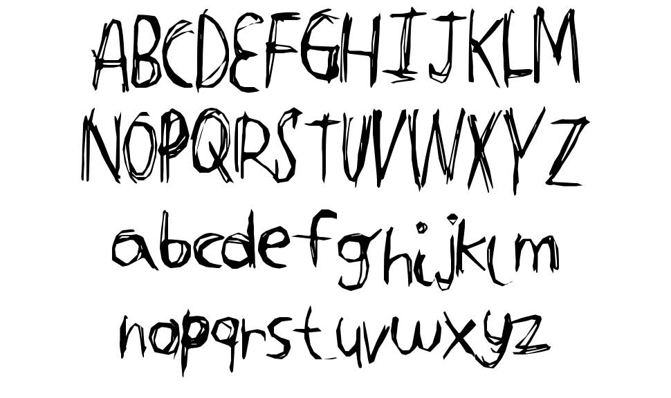 Tight Carve font specimens