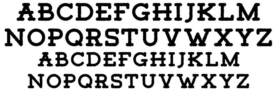 Tigreal font specimens