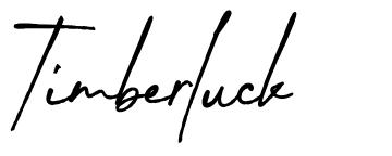 Timberluck шрифт