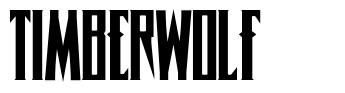 Timberwolf font