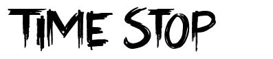 Time Stop font