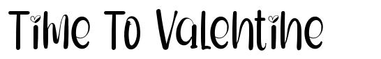 Time To Valentine font