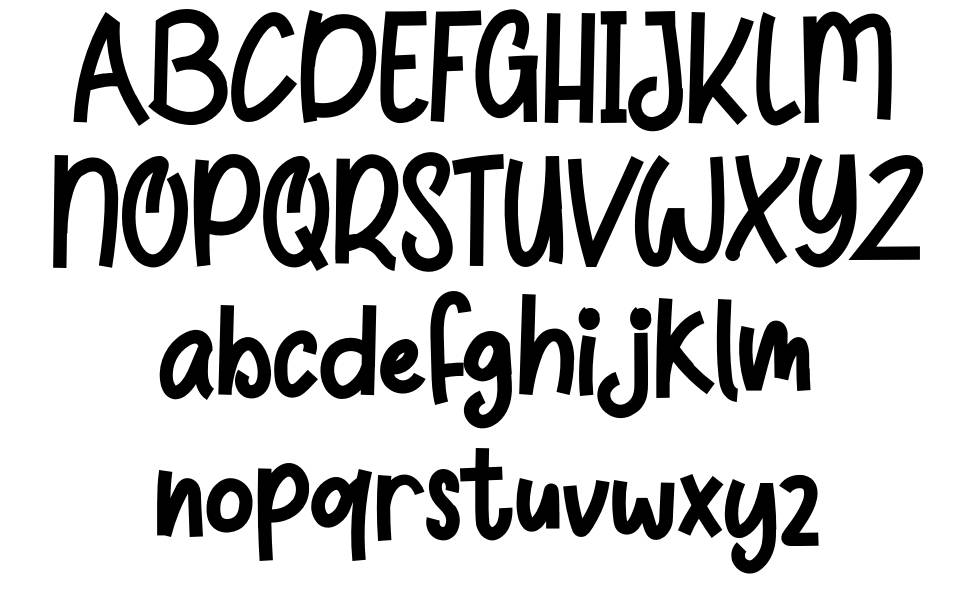 Time To Work font specimens